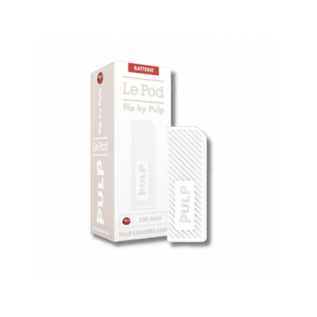 Batterie Pod Flip 500mah Pulp Blanc