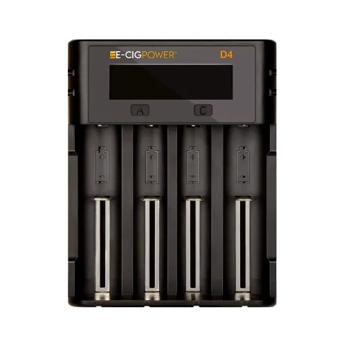 D4 Chargeur d'accus intelligent Micro USB avec écran LCD E Cig Power