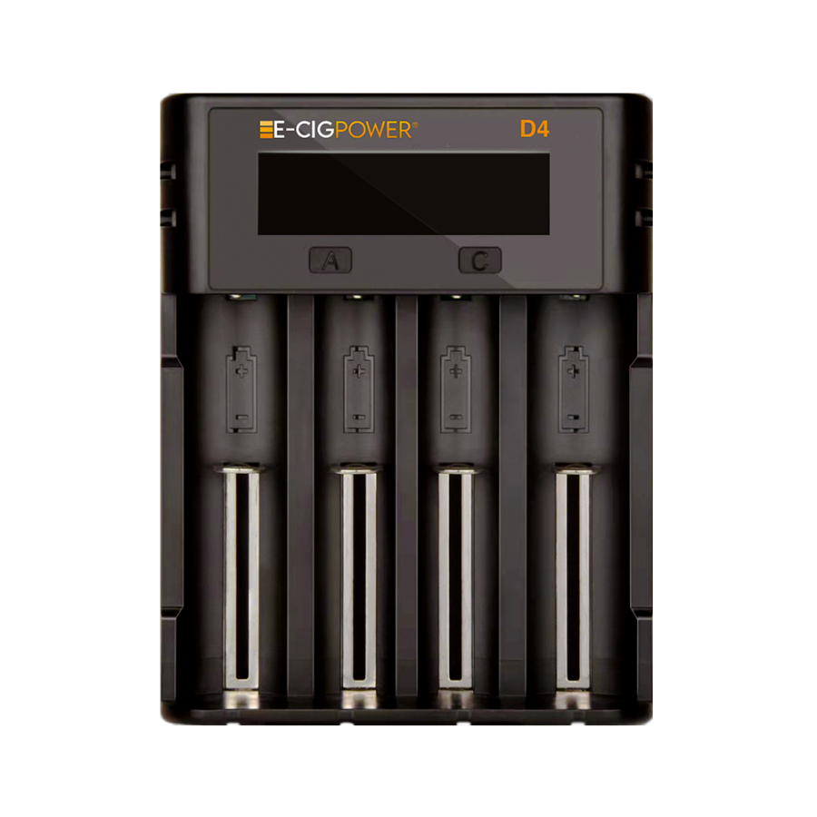D4 Chargeur d'accus intelligent Micro USB avec écran LCD E Cig Power