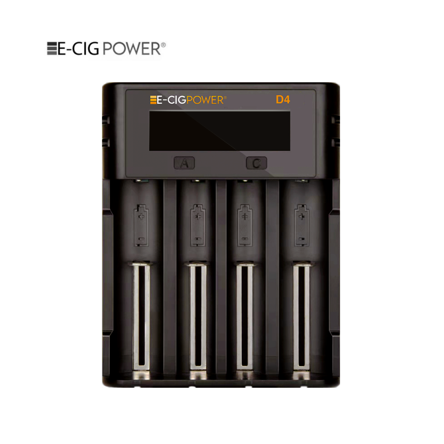 D4 Chargeur d'accus intelligent Micro USB avec écran LCD E Cig Power