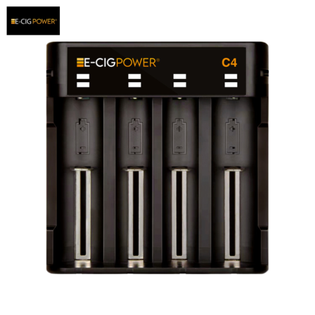 C4 Chargeur de batterie Li ion avec LED et Micro USB E Cig Power