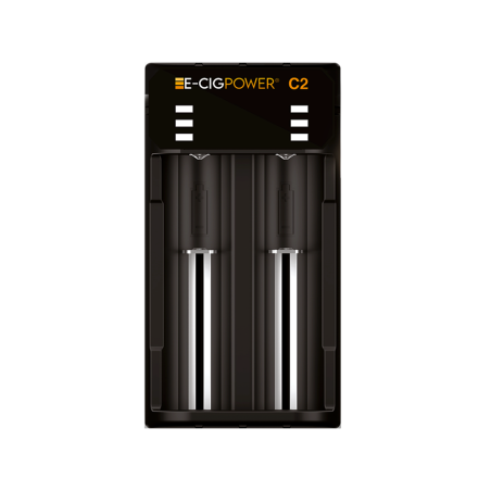 C2 Chargeur de batterie Li ion avec LED et Micro USB E Cig Power