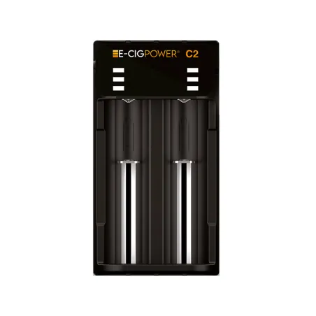 C2 Chargeur de batterie Li ion avec LED et Micro USB E Cig Power