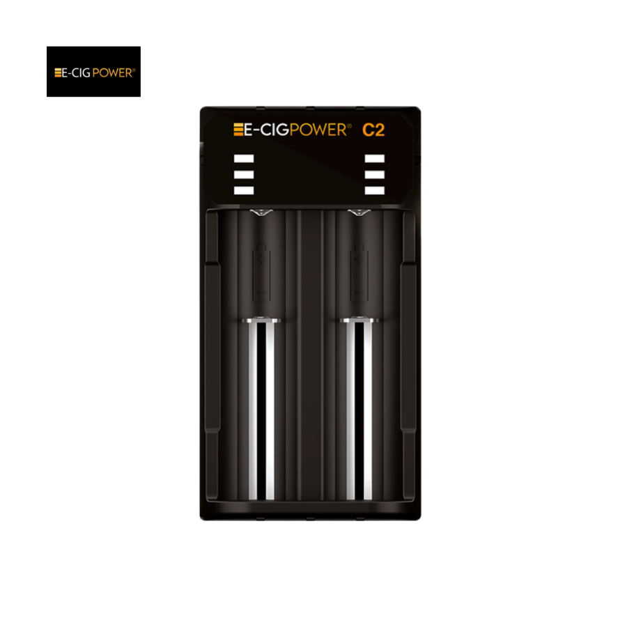 C2 Chargeur de batterie Li ion avec LED et Micro USB E Cig Power