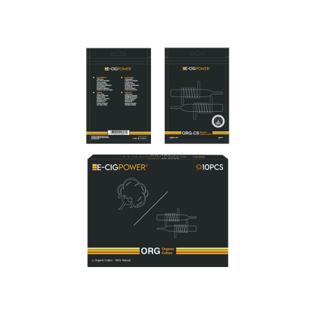 E Cig Power ORG CS Shoelace Organic Cotton