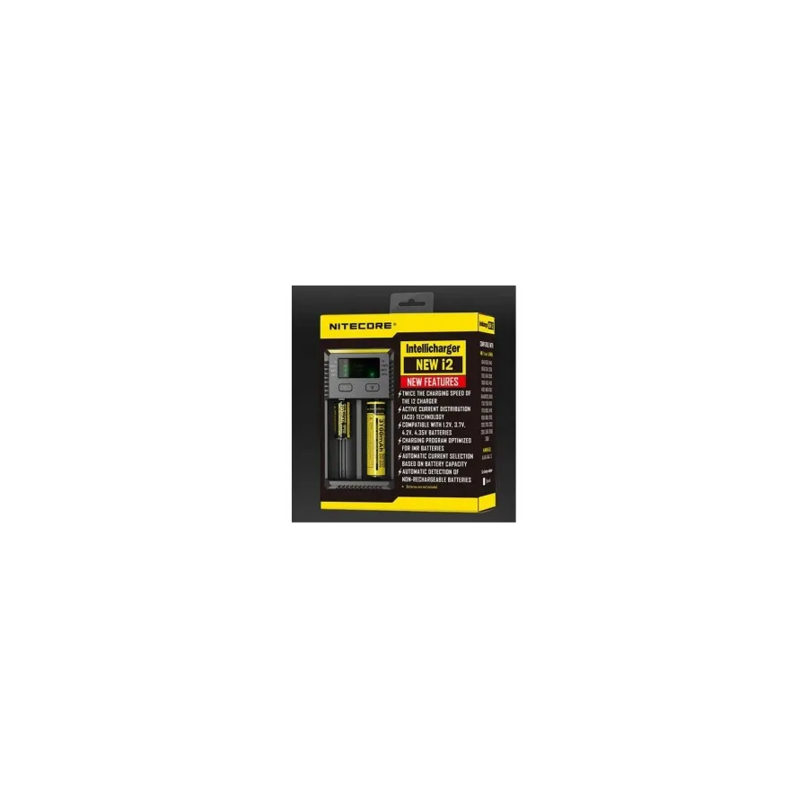 Chargeur New I2 Intellicharger Nitecore