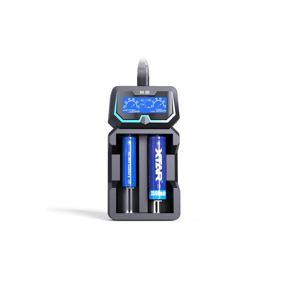 New Chargeur accu X2 (Extended Version) de XTAR