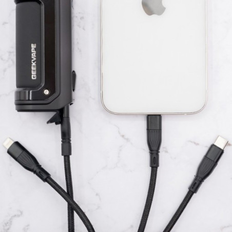 CÂBLE USB 4 EN 1 KUURVE