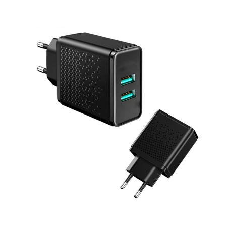 Chargeur Secteur 2 USB max 2.4A 5V