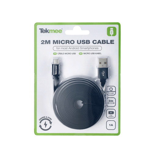 Câble de charge USB vers Micro USB 2m Tekmee