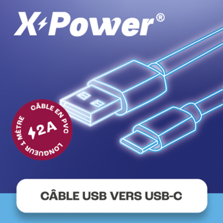 Câble USB vers USB C X Power