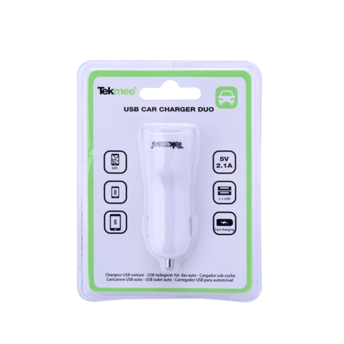 Prise Allume Cigare 2 ports USB 2A Tekmee