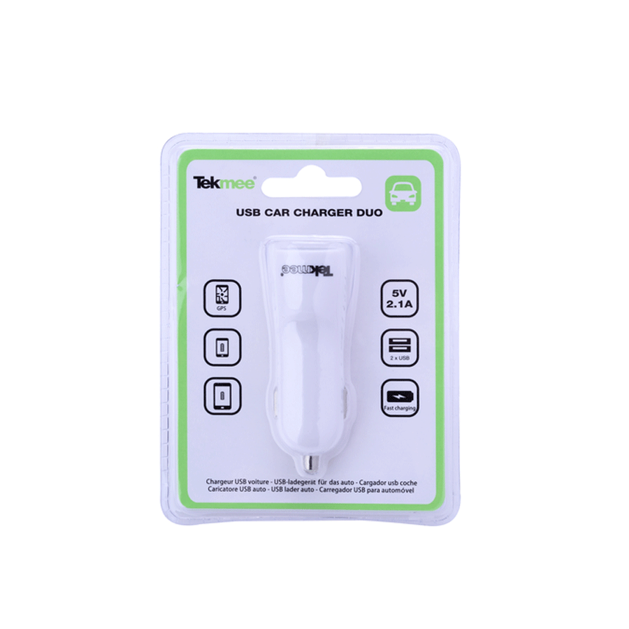 Prise Allume Cigare 2 ports USB 2A Tekmee