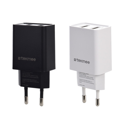 Prise Secteur 2 ports USB 2.4A Tekmee