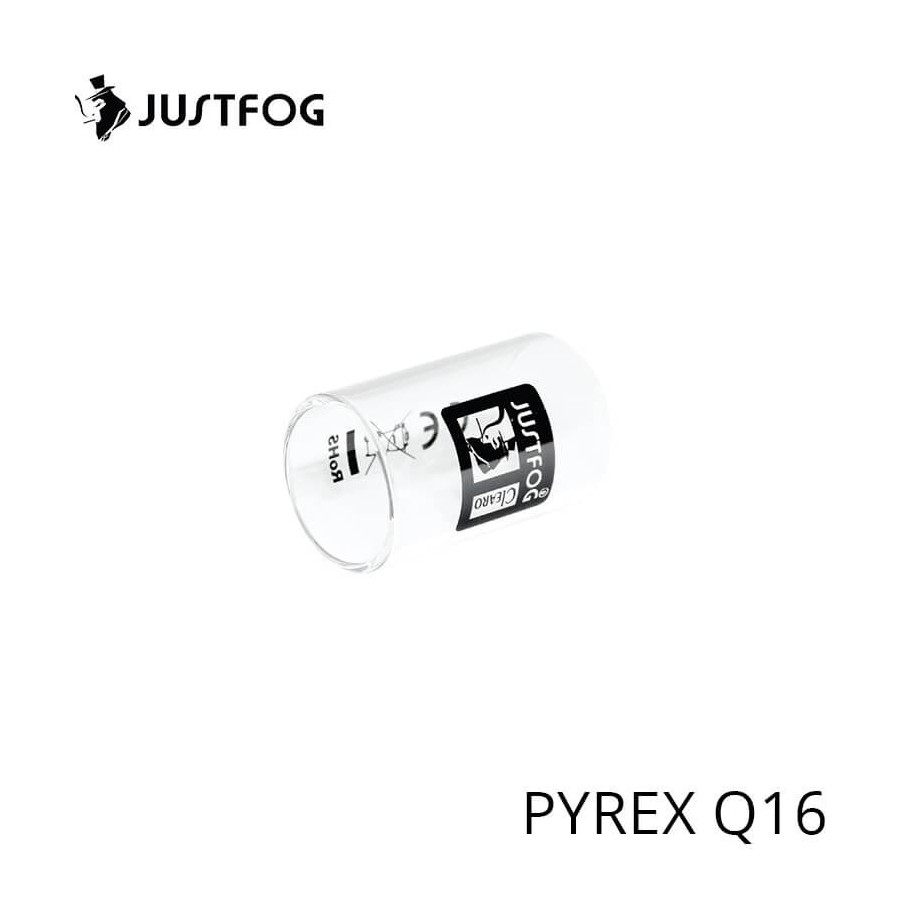 Tank en Pyrex pour Q16 de Justfog