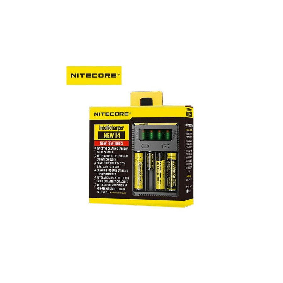 Chargeur New I4 Intellicharger Nitecore