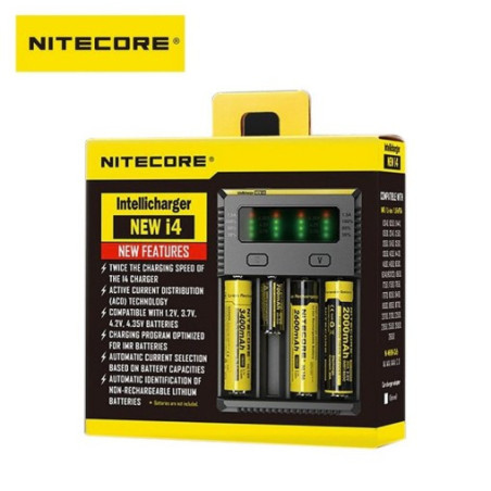 Chargeur New I4 Intellicharger Nitecore