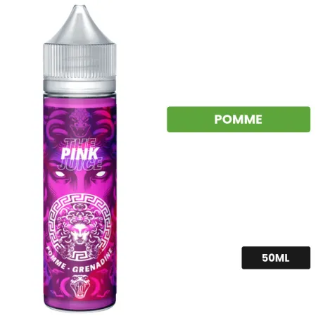 E-liquide Pink de The MDS Juice, 50 ml, saveur pomme.