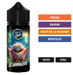 E-liquide Le Surréaliste de Belgi'ohm, 50 ml, saveurs pêche, raisin, fruit de la passion et 4 autres.