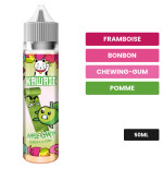 E-liquide Apple Candy de Kawaii, 50 ml, saveurs framboise, bonbon, chewing-gum et 1 autre.