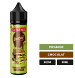 E-liquide Dubaï Chocovape de Cebueno, 50 ml, saveurs pistache et chocolat.