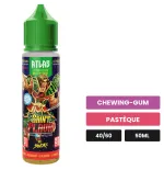 E-liquide Atlas de Swoke, 50 ml, saveurs chewing-gum et pastèque.