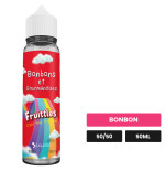 E-liquide Fruittles - Bonbons Et Gourmandises de Liquideo, 50 ml, saveur bonbon.