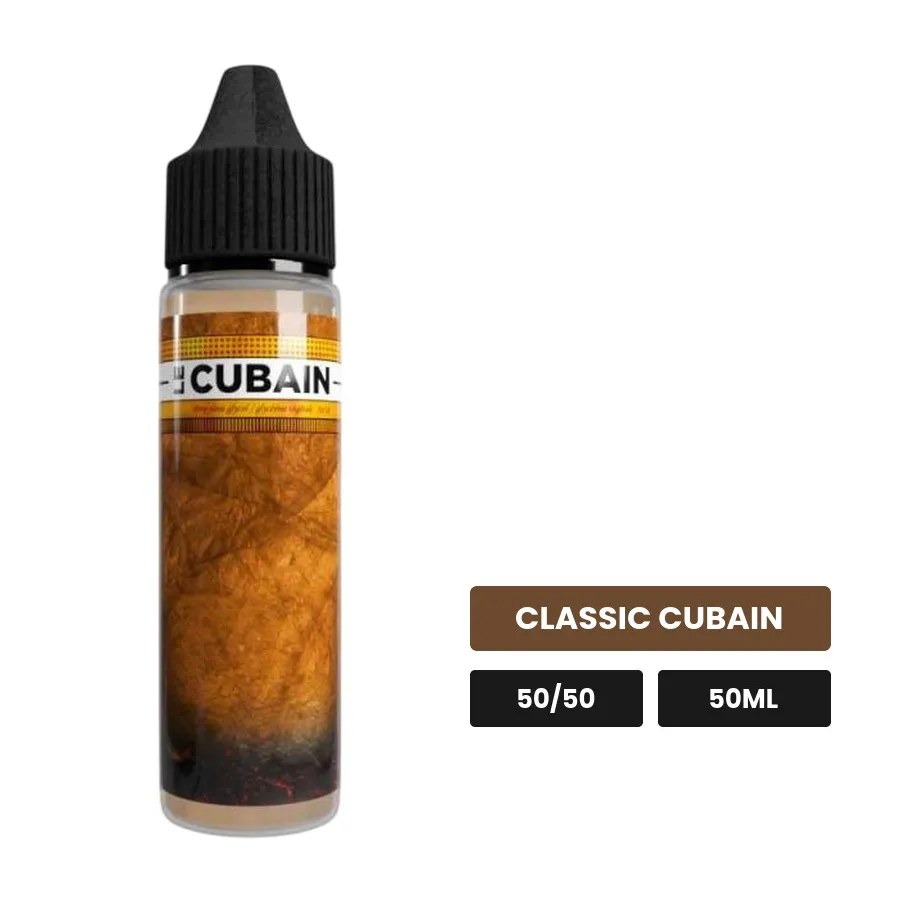 E-liquide Le Cubain d'Avap, 50 ml, saveur classic cubain.