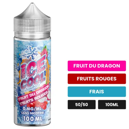 E-liquide Fruit Du Dragon Fruits Rouges de Liquidarom, 100 ml, saveurs fruit du dragon, fruits rouges et frais.