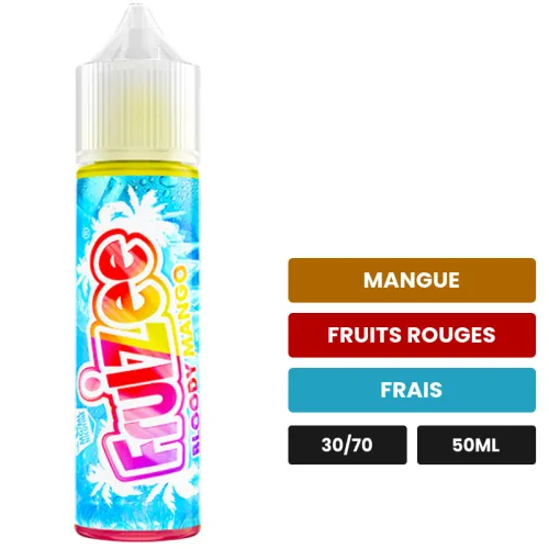 E-liquide Bloody Mango d'Eliquid France, 50 ml, saveurs mangue, fruits rouges et frais.