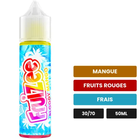 E-liquide Bloody Mango d'Eliquid France, 50 ml, saveurs mangue, fruits rouges et frais.