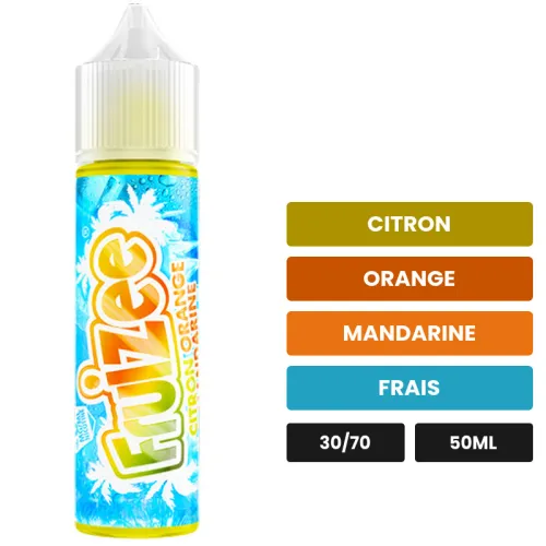 E-liquide Citron Orange Mandarine d'Eliquid France, 50 ml, saveurs citron, orange, mandarine et 1 autre.