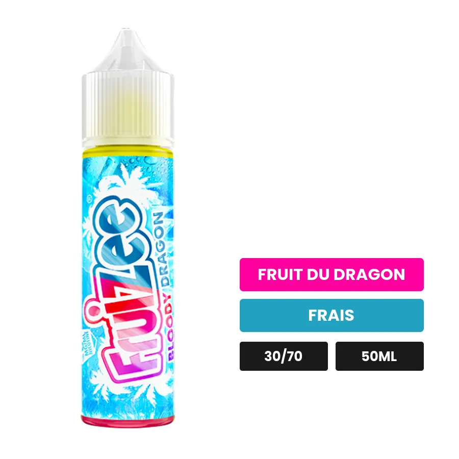 E-liquide Bloody Dragon d'Eliquid France, 50 ml, saveurs fruit du dragon et frais.