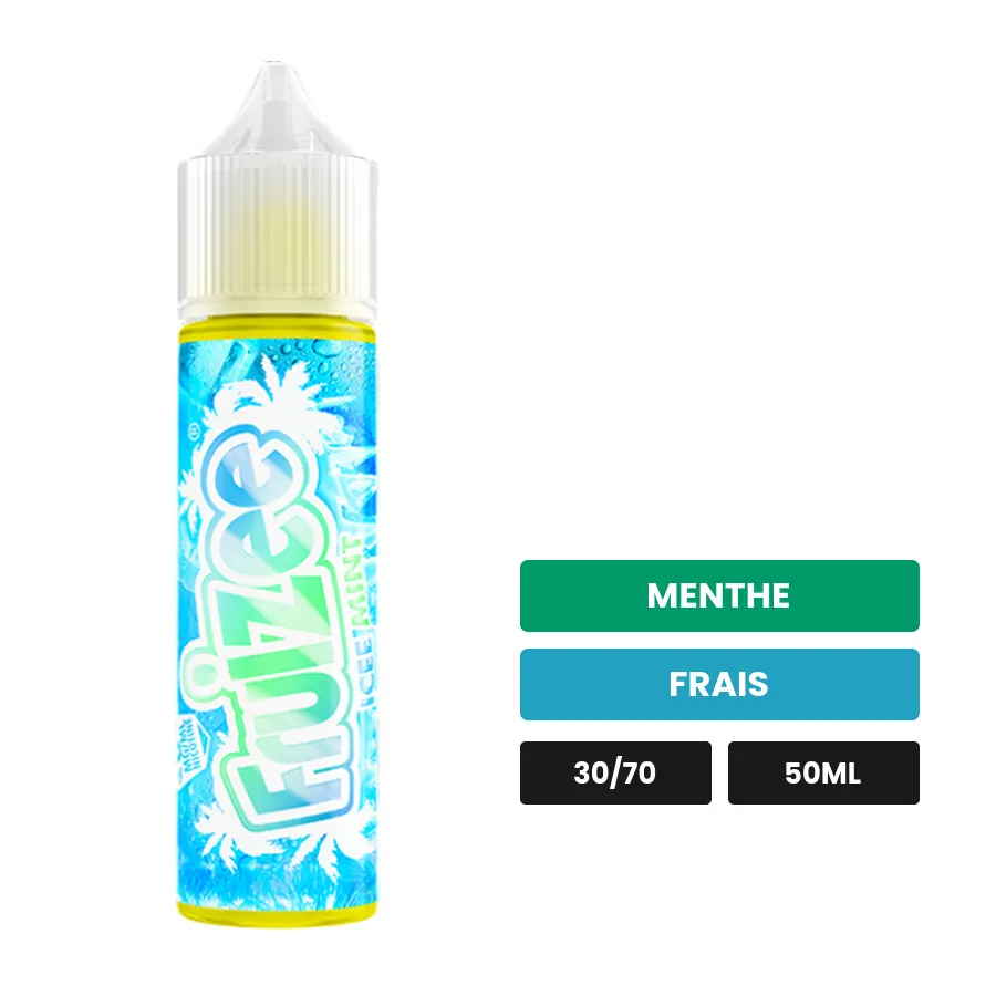 E-liquide Icee Mint d'Eliquid France, 50 ml, saveurs menthe et frais.