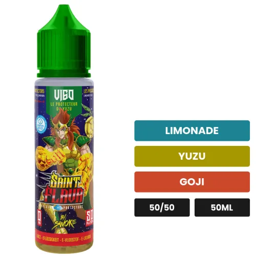 E-liquide Vigo de Swoke, 50 ml, saveurs limonade, yuzu et goji.