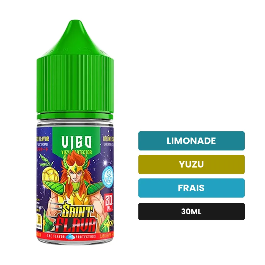 Arome concentre Vigo de Swoke, 30 ml, saveurs limonade, yuzu et frais.