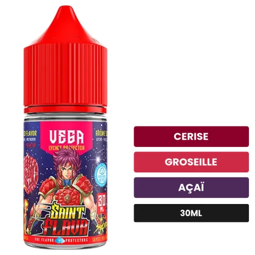 Arome concentre Cheryl de Swoke, 30 ml, saveurs cerise, groseille et açaï.