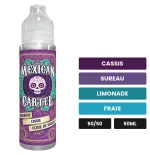 E-liquide Limonade Cassis Fleur De Sureau de Mexican Cartel, 50 ml, saveurs cassis, sureau, limonade et 1 autre.