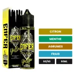 E-liquide Yellow de Vape 47, 50 ml, saveurs citron, menthe, agrumes et 1 autre.