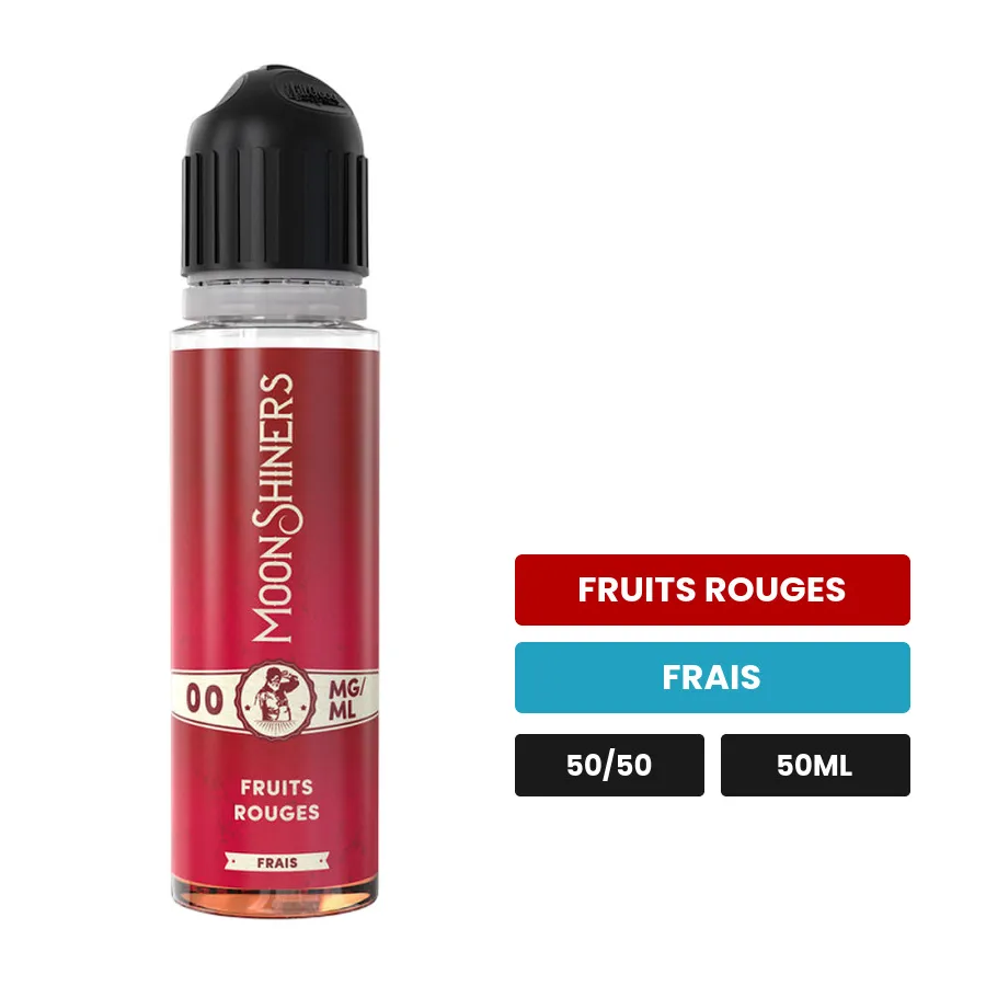 E-liquide Fruits Rouges Frais de Le French Liquide, 50 ml, saveurs fruits rouges et frais.