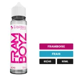 E-liquide Framboyz de Liquideo, 50 ml, saveurs framboise et frais.