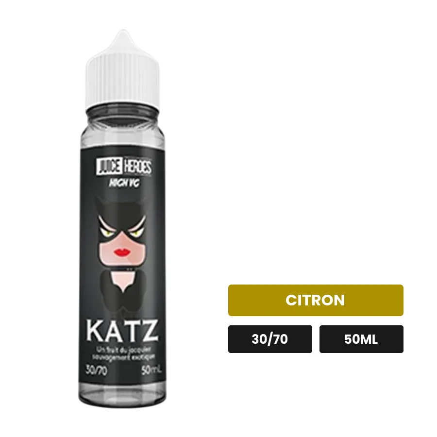 E-liquide Katz de Liquideo, 50 ml, saveur citron.