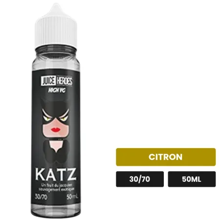 E-liquide Katz de Liquideo, 50 ml, saveur citron.