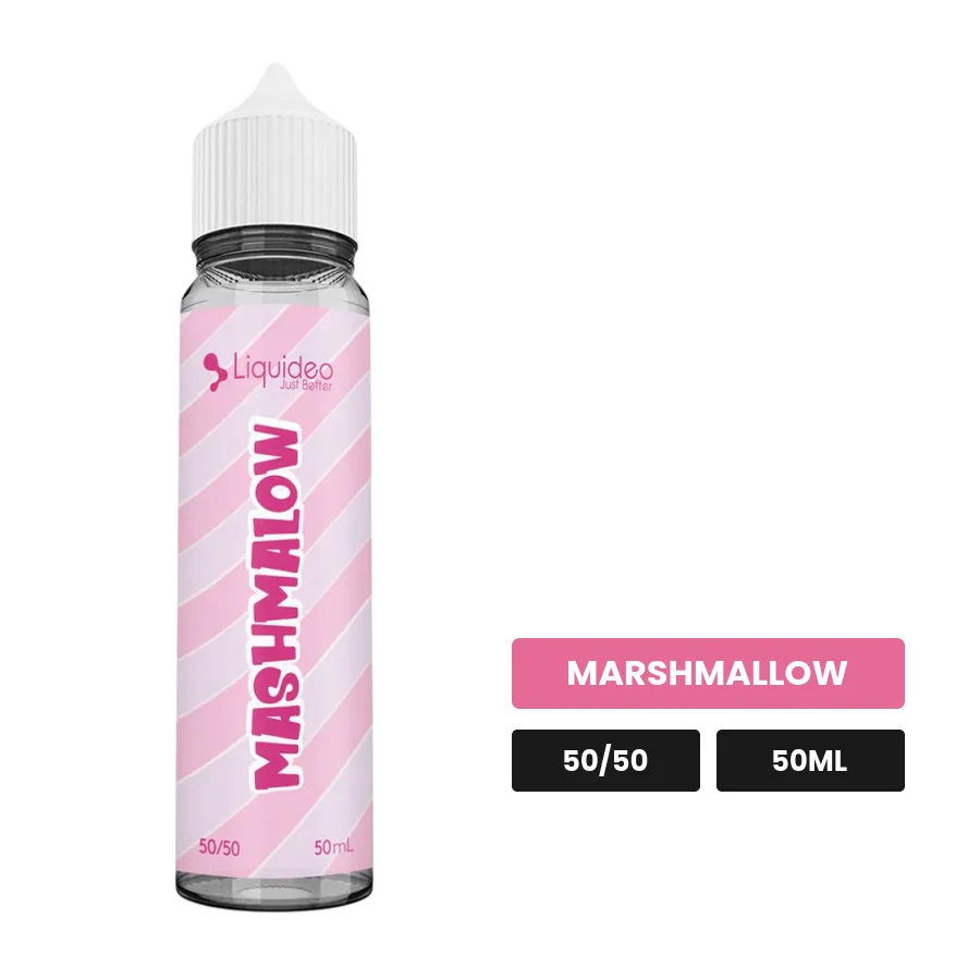E-liquide Mashmalow de WPuff, 50 ml, saveur marshmallow.
