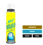 E-liquide Mananas de Liquideo, 50 ml, saveurs ananas et frais.