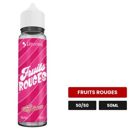 E-liquide Fruits Rouges de WPuff, 50 ml, saveur fruits rouges.