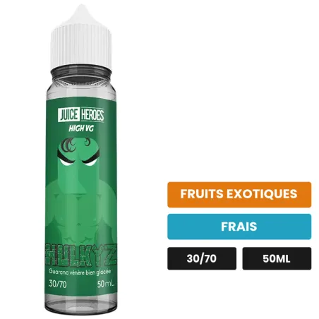 E-liquide Hulkyz de Liquideo, 50 ml, saveurs fruits exotiques et frais.
