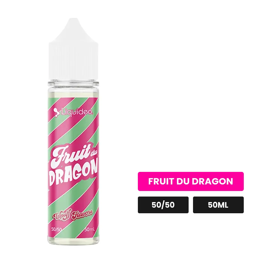 E-liquide Fruit Du Dragon de WPuff, 50 ml, saveur fruit du dragon.