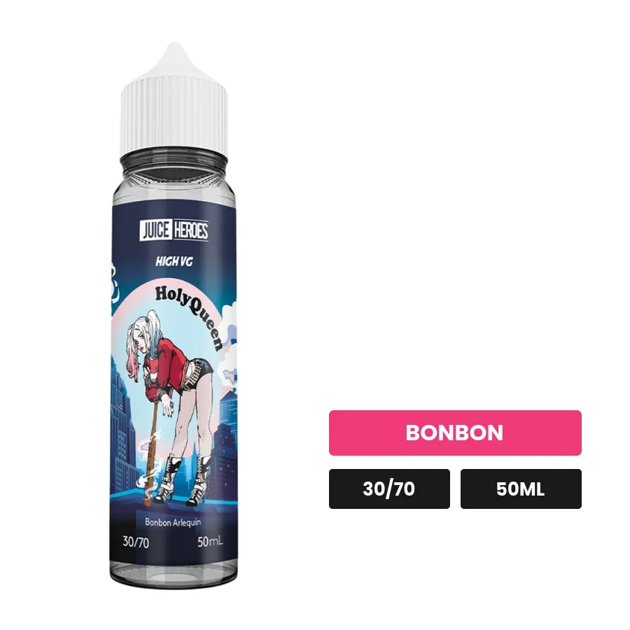 E-liquide Holyqueen de Liquideo, 50 ml, saveur bonbon.