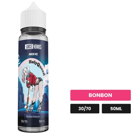 E-liquide Holyqueen de Liquideo, 50 ml, saveur bonbon.